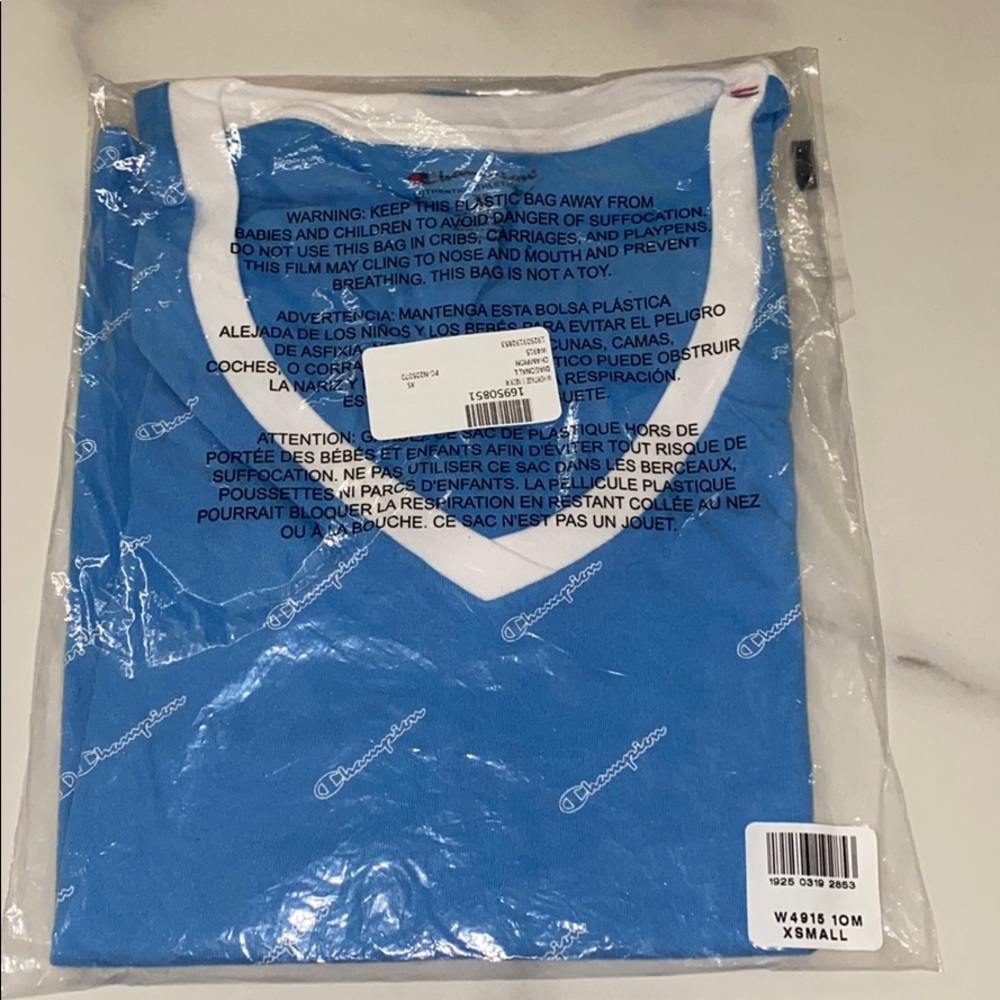 Brand New Champion blue shirt - Picture 3 of 3